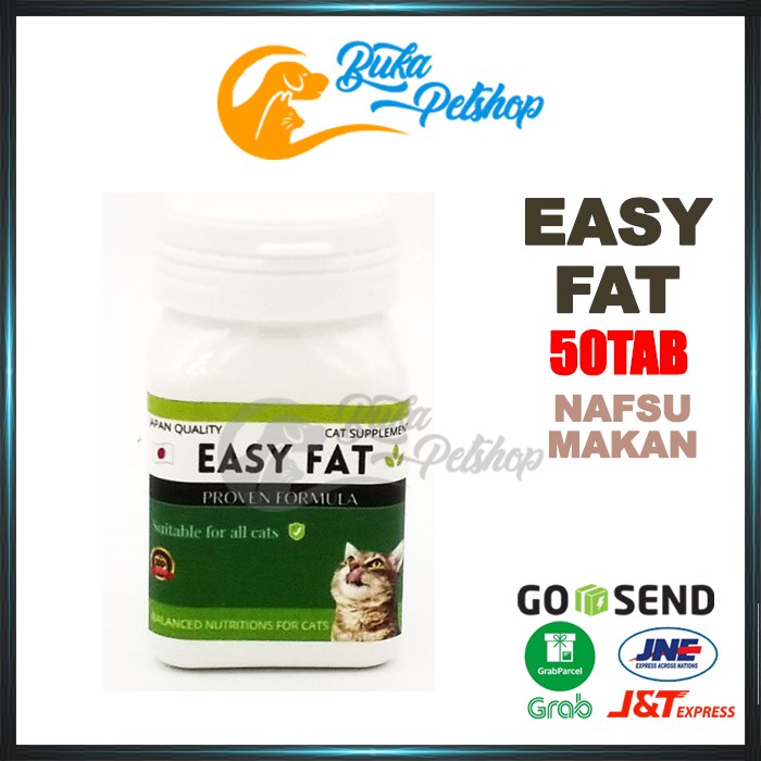 Vitamin Penambah Nafsu Makan Kucing EASY FAT 50TAB