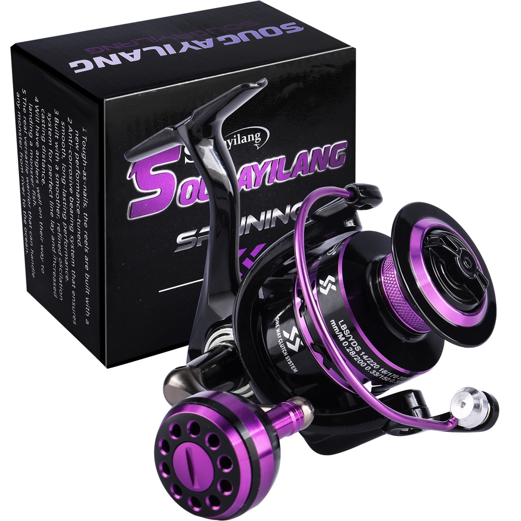 Sougayilang Fishing Reel 2000-5000 Series Spinning Fishing Reel 12 + 1BB Fishing Reel Untuk Memancing Di Luar Ruangan