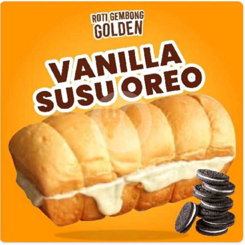 Promo Roti Gembong Golden-Vanilla susu oreo