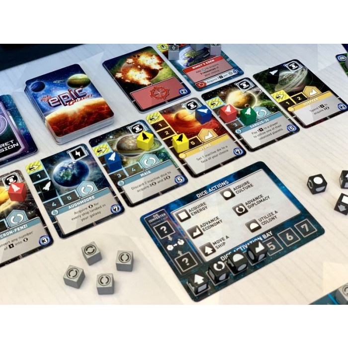 Murah Ultra-Tiny Epic Galaxies Board Game Gilaa