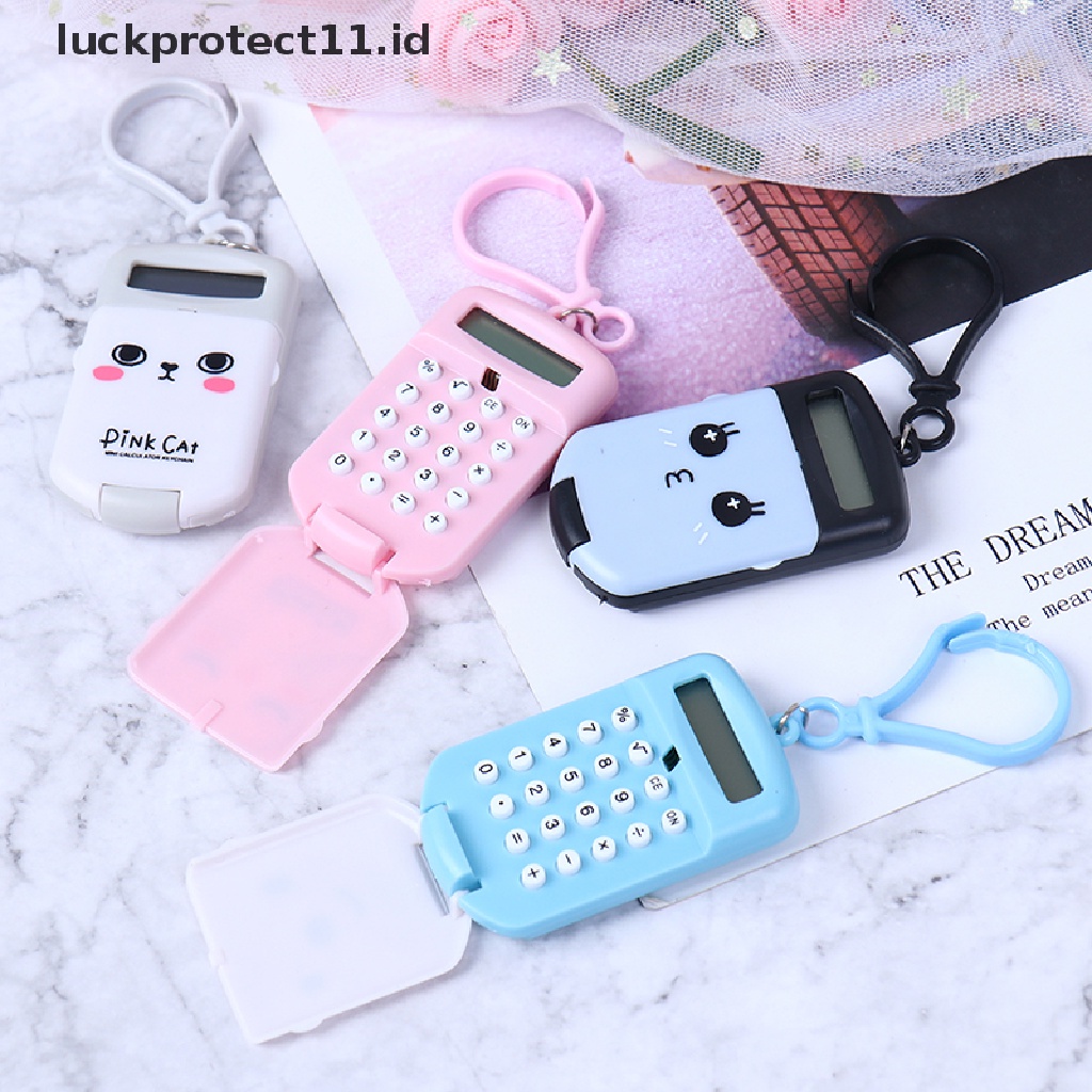 &lt; Luckprotect11. &lt; LuckproteksiId &gt; Kalkulator Saku Portable Dengan Gantungan Kunci