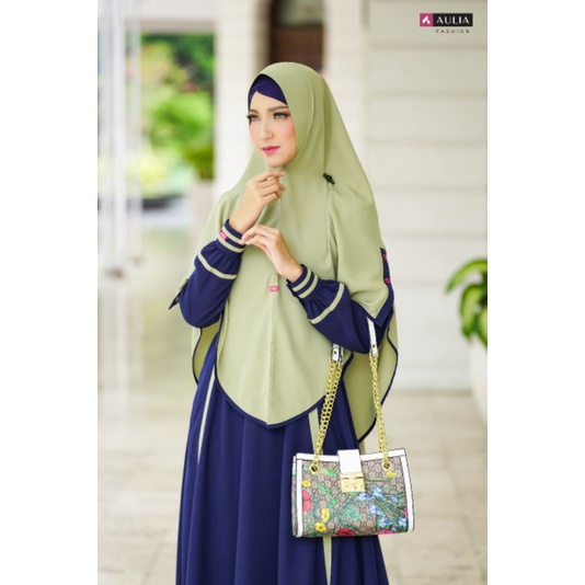 Salwa Navy gamis aulia fashio