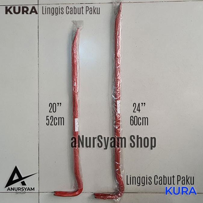 Linggis Cabut Paku 24" 60cm KURA/ Linggis Cabut Paku 60cm anursy44 Kualitas Baik