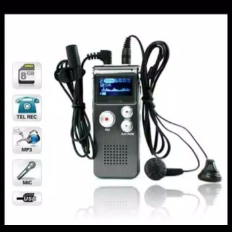 Portable Digital Audio Voice Recorder Recording USB Alat rekam Suara