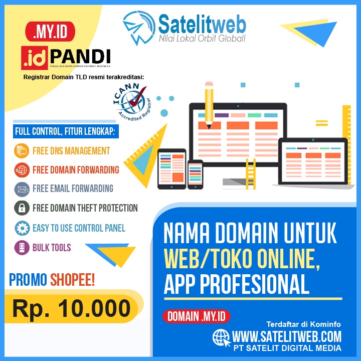 Jual Promo Nama Domain Murah Untuk Pembuatan Website, Landing Page, Dan ...