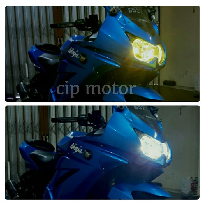 Lampu H7 Led Ninja R25 Pcx putih kuning | Shopee Indonesia