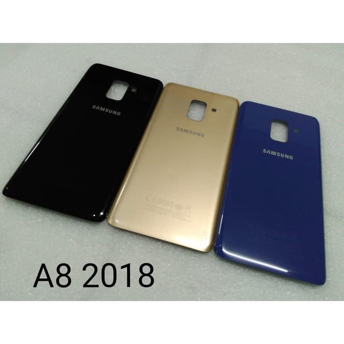 Backdoor Back Door Housing Cover Tutupan Baterai Belakang Samsung A8 2018