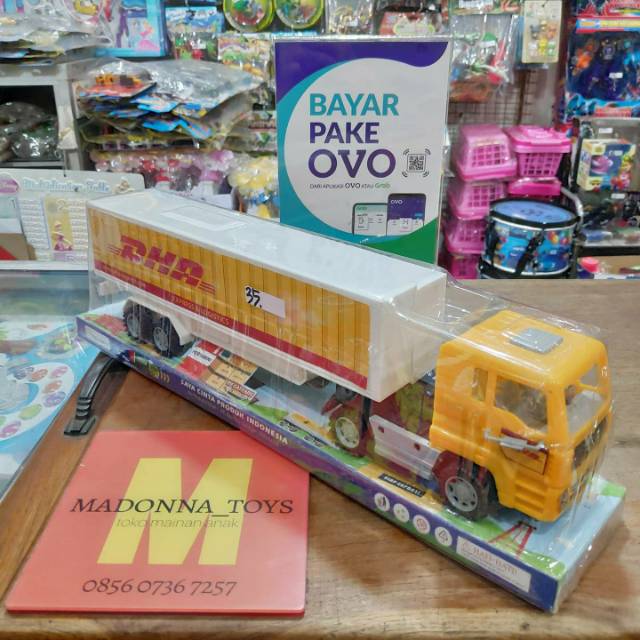 Mainan truk, mobil keruk, mobil slender, perata jalan,