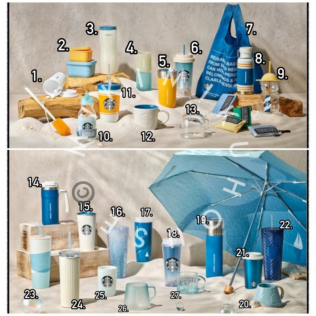 2022 2nd PHASE STARBUCKS KOREA SUMMER MD TUMBLER OFFICIAL KOREAN COLLECTION SERIES