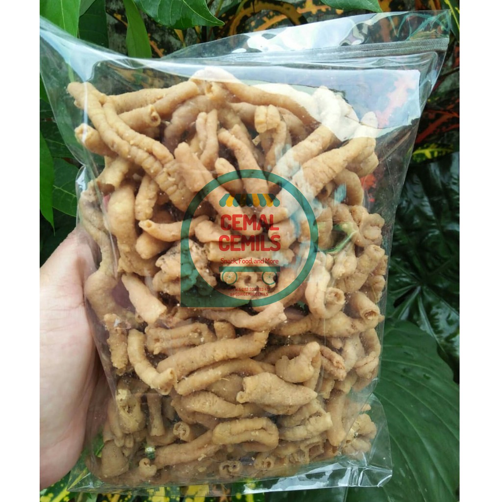 

Keripik Usus Ayam 250 gr - Renyah Enak Gurih