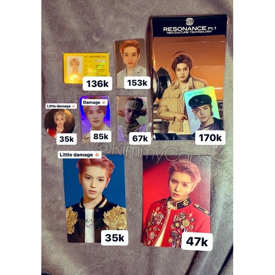 (WTS) PC Taeyong Yearbook,Superm,Neo zone,Superhuman