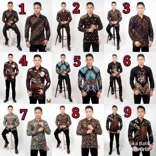 BATIK KEMEJA PRIA MODERN HAUS PEJABAT