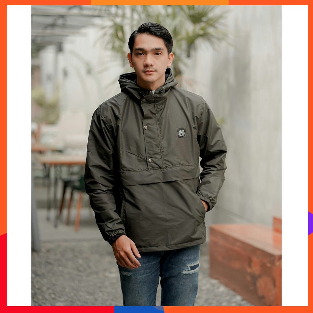 CAGOULE POLOS SALVIO HEXIA ORIGINAL - JAKET PARASUT - JAKET PRIA MURAH - JAKET KANTONG DORAEMON