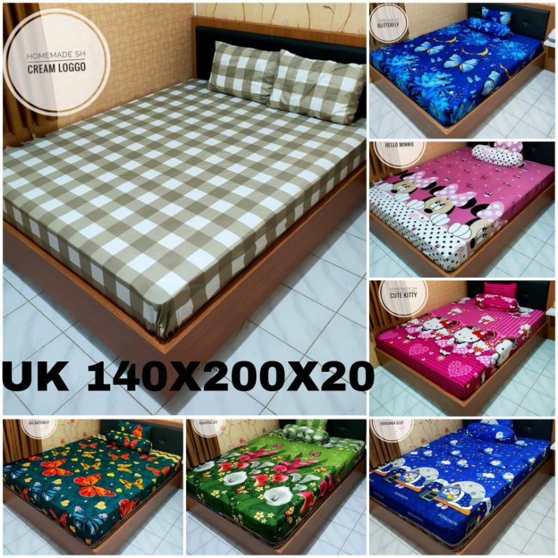 SPREI UK 140X200X20 sprei halus murah berkwalitas