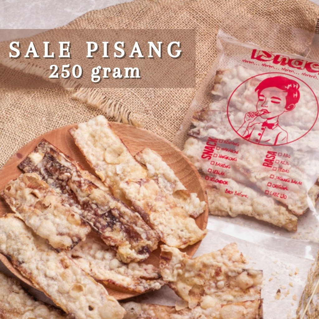 

Sale Pisang Pipih Kering 250gr