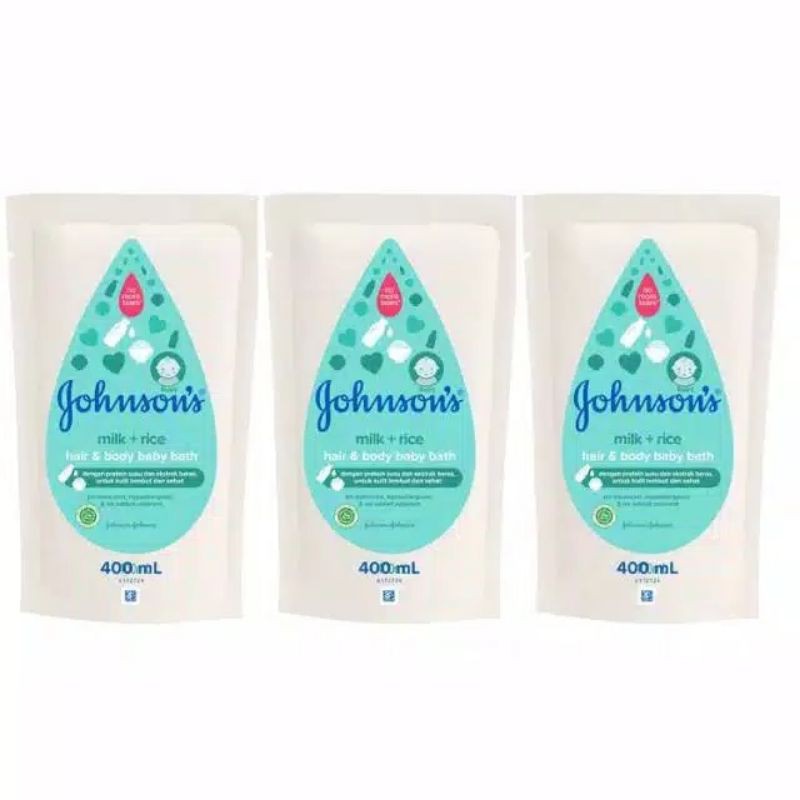 Johnson’s Refill : Cotton touch 375ml, Bedtime 400 ml, Milk n Rice 400ml, Top To Toe  400mL