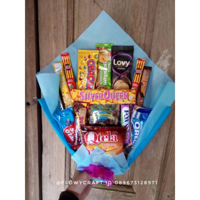 

Promo Buket snack murah coklat