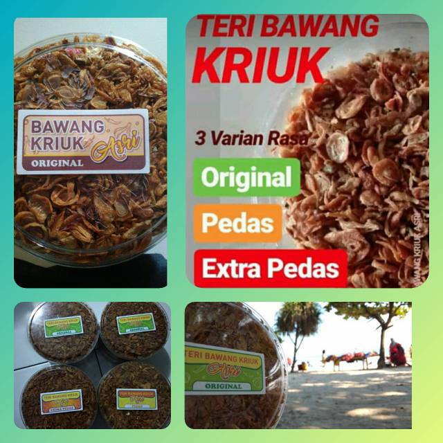 

READY..!! Teri bawang original/pedas menyehatkan jantung & mengurangi amnesia