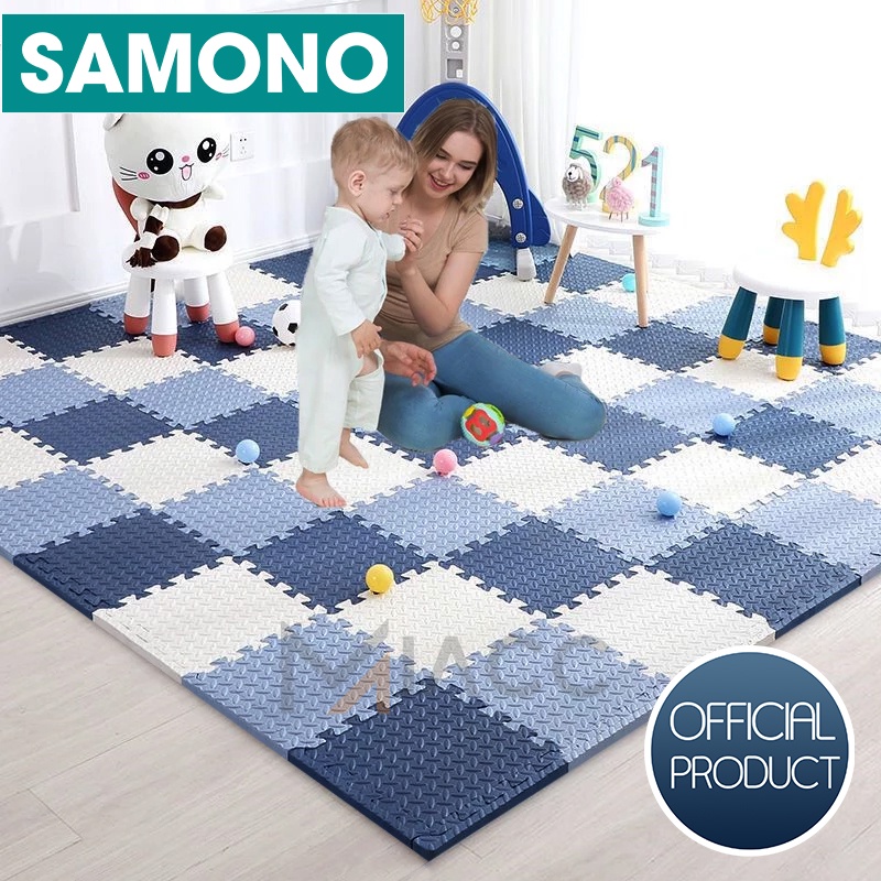 BONBOX SMP20 Matras Puzzle Lantai Evafoam Tebal Elastis Karpet Alas Bermain Anak 30x30