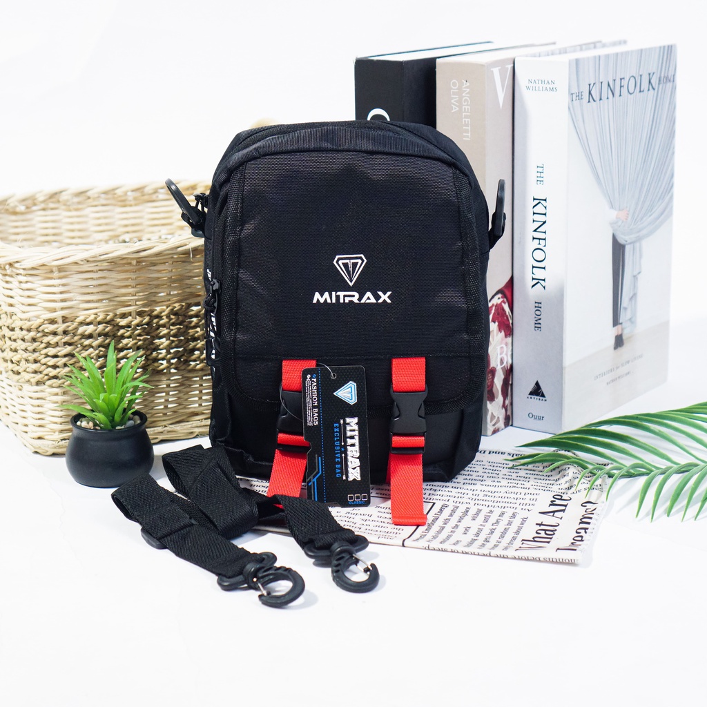 Tas Selempang Mitrax Cuatro 2 dengan Bahan Nylon! Tas Slempang Pria dan Wanita yang Keren!