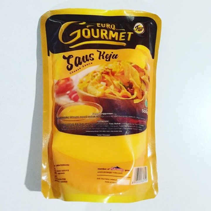 

Euro Gourmet Saus Keju, Cheese Sauce, Kemasan 500gr