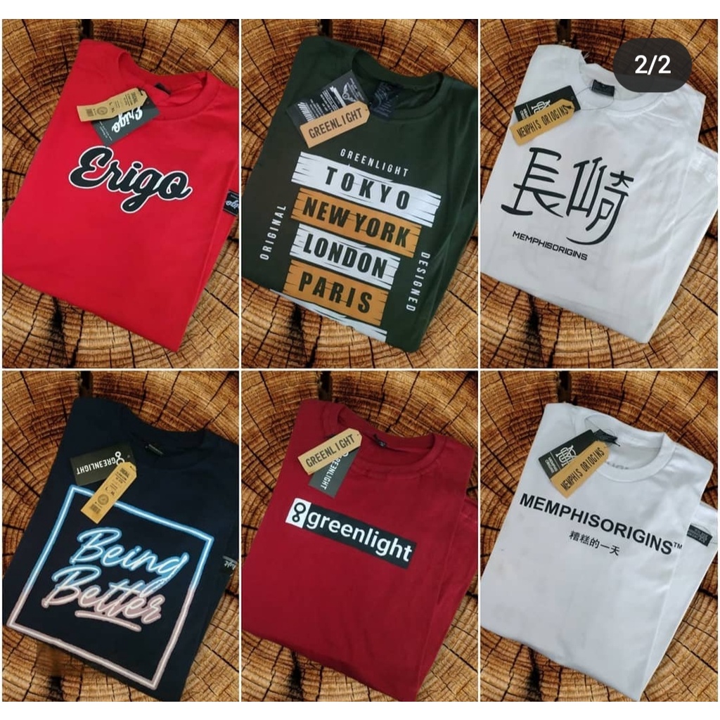 KAOS PRIA DISTRO BM ORI FULL COTTON 30S KUALITAS TERBAIK