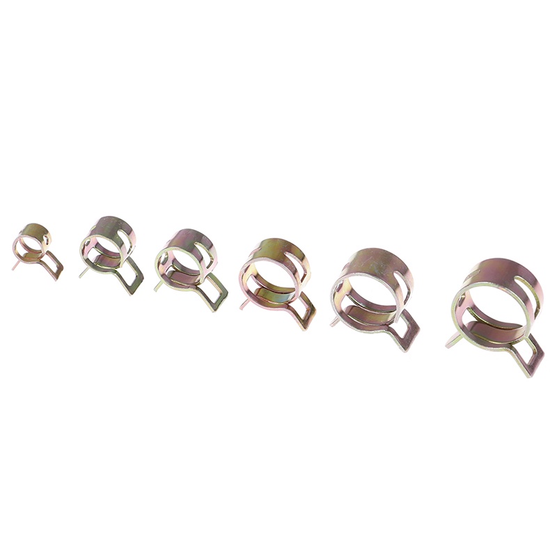 10pcs Klem Selang vacuum Bahan Bakar 6 Ukuran 6-15mm