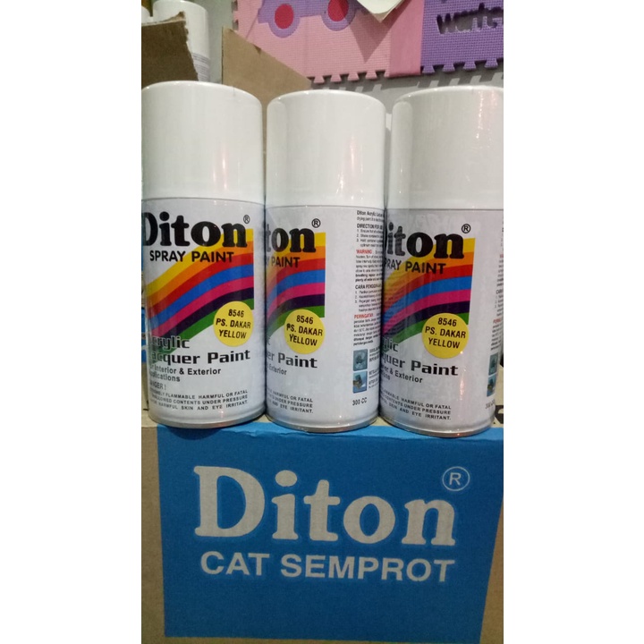 cat semprot pilok pilox diton ps. dakar yellow 8546 300cc kuning hino kuning truk hino 300cc