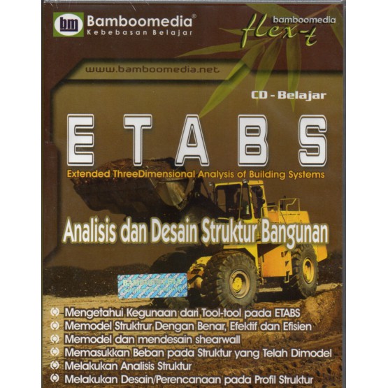 cd dvd tutorial BELAJAR ETABS CIVIL SOFTWARE