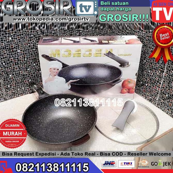 Wok Pan Dessini Italia - Panci 30 Cm Lebih Tebal Dari Lrc Lucky Seoul Clarin_Net