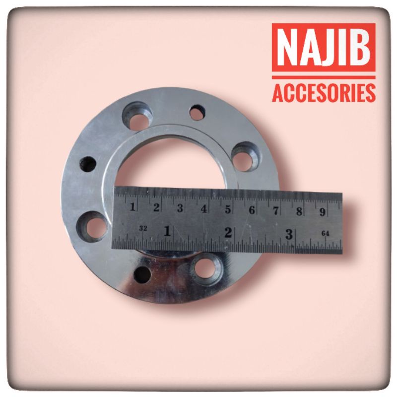 Adaptor Plendes Piringan Cakram Depan Datar Flat Plendes Cakram honda Supra Adaptor Cakram Lurus