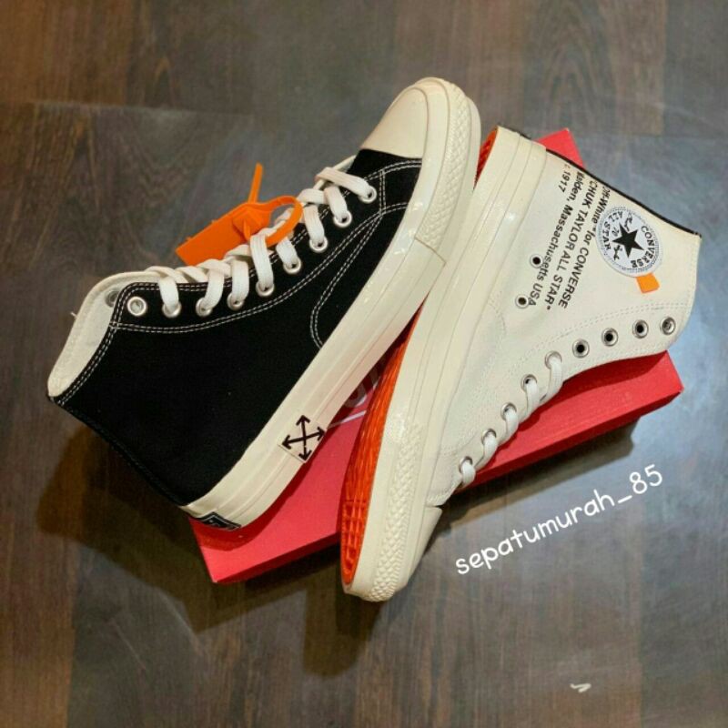 off white x converse clear