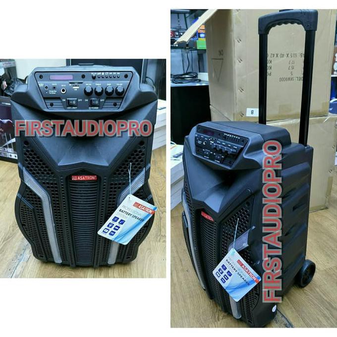 Super Sale Speaker Portable Wireless Meeting Asatron HT-8879U UKM ( 12 inch ) Ready Stock