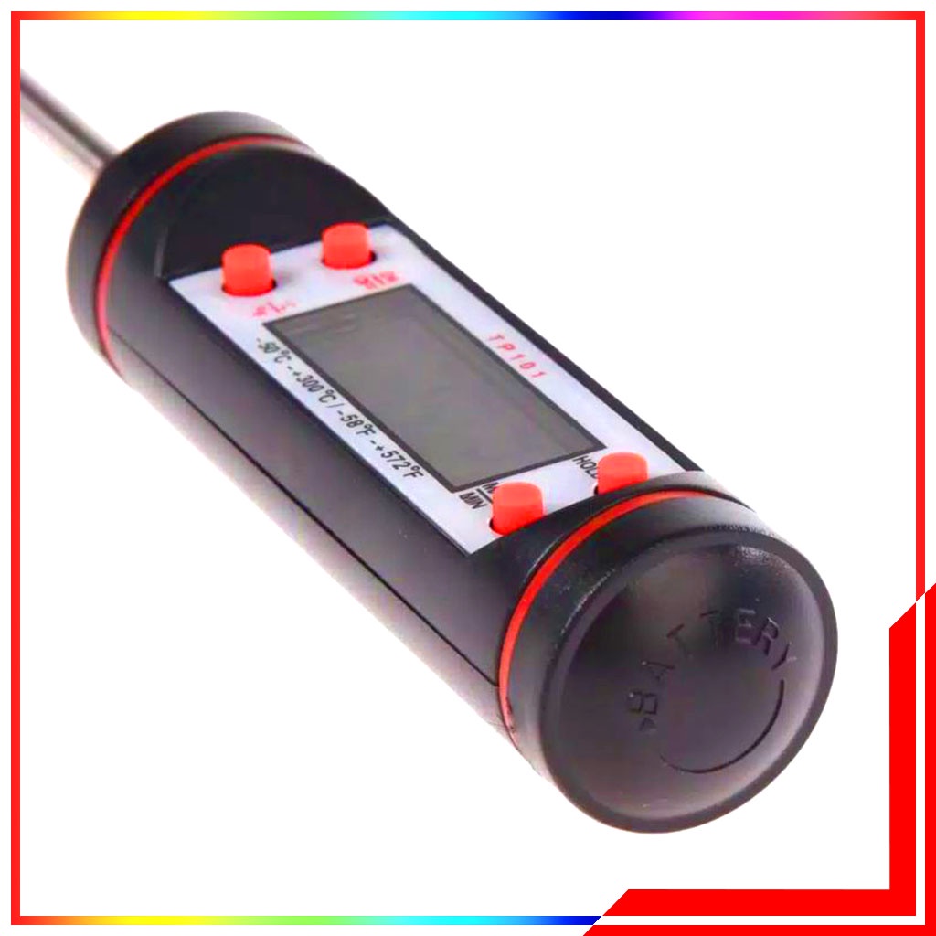 Food Thermometer - Thermometer Makanan Digital Food Pengukur Suhu Meat Daging Stick Air - Termometer Cek Suhu Makanan