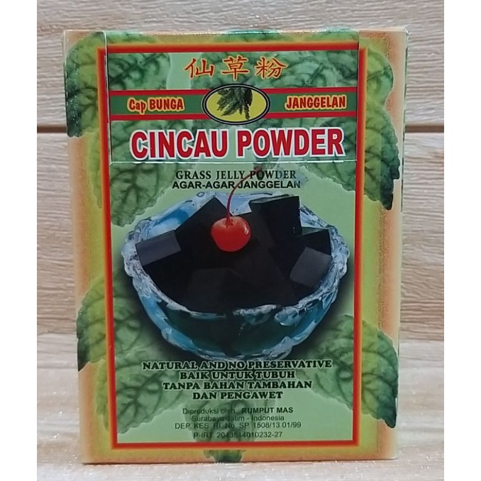 ✔MURAH Cincau Powder Cap Bunga Janggelan 33gr / Cincau / Grass Jelly Powder