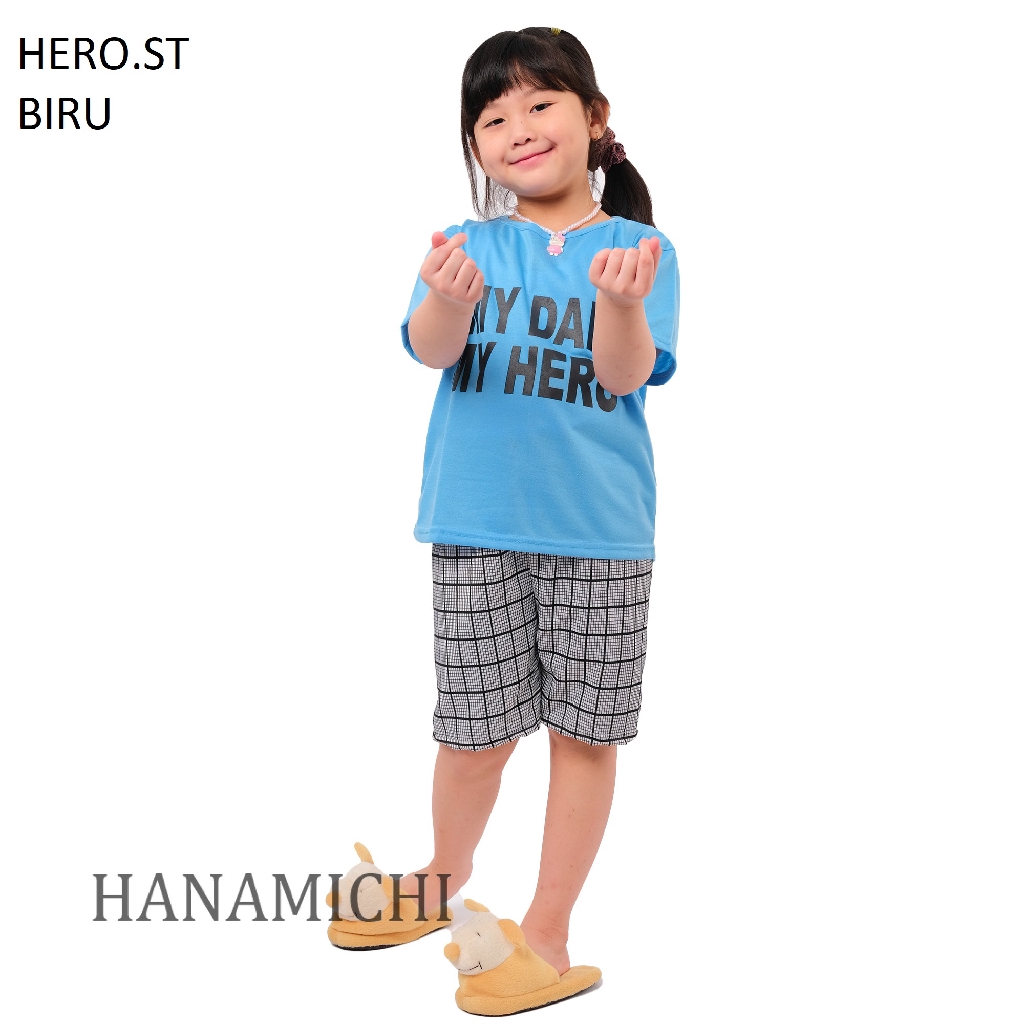 Hanamichi HERO.ST Setelan Anak Lengan Pendek