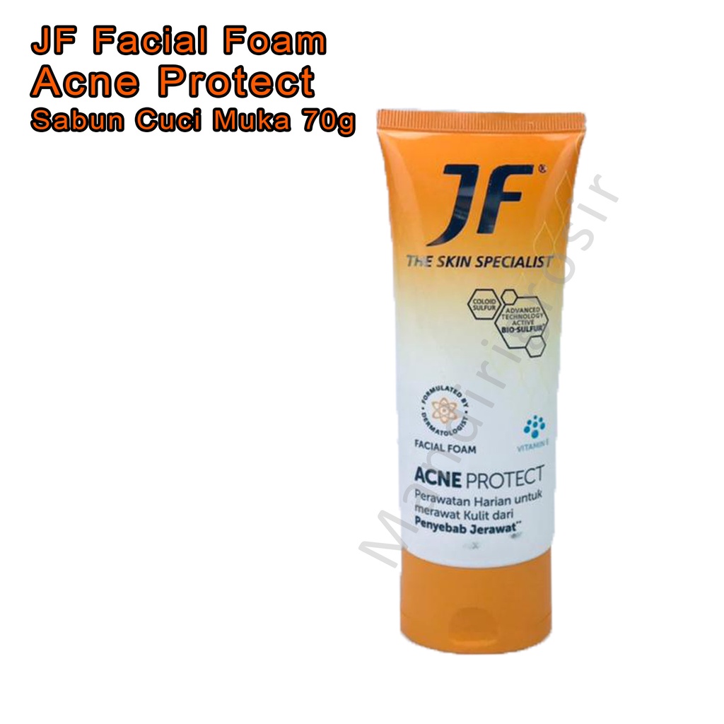 Acne Protect * JF Facial Foam * Sabun Pencuci Muka * 70g