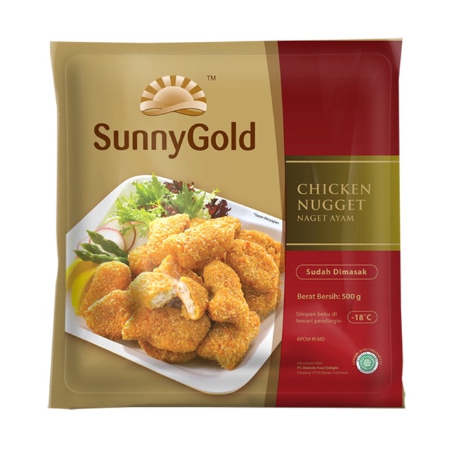 

Sunny Gold Chicken Naget 500gr