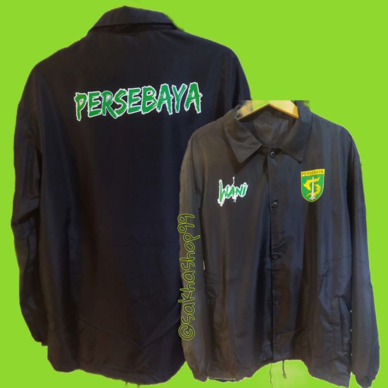 JAKET COACH 2 PERSEBAYA WANI/JAKET WATERPROOF BONEK WANI