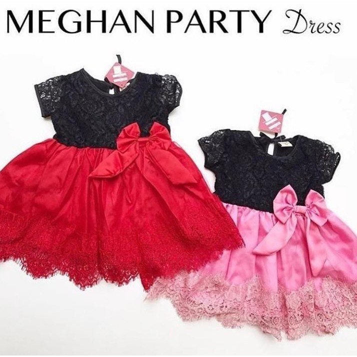 ASLI IMPORT PREMIUM SET ARA Meghan Dress TERMURAH LUCU ANAK Bayi PEREMPUAN CEWEK