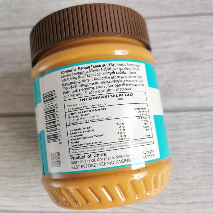 

TONG GARDEN PEANUT BUTTER SELAI KACANG DIABETES RENDAH GULA 340G VEGAN