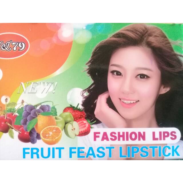 Lipstick / Lipstik Moisturize Rasa Buah + Vitamin C (WaterProof)