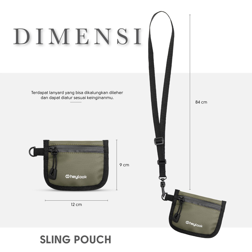 HEYLOOK Project - Sling Pouch RYO Pouch Wallet Waterproof Dompet Kartu Anti Air Sling Bag Pouch Mini