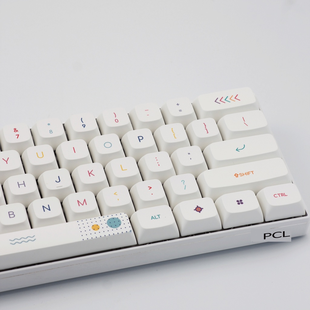 Pbt Pclneon Keycaps Xda Profile Untuk Keyboard Mekanik Filco / Duck / Ikbc Mx