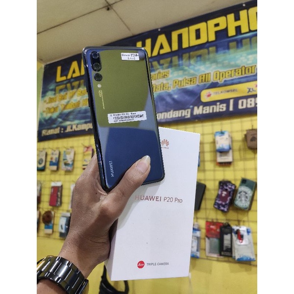 Huawey P20 Pro 6/128 Fullset Ory Mulus tanpa Minus