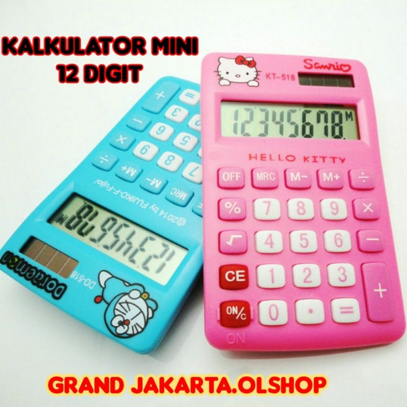 

kalkulator ELEKTRONIK mini Portable 12Digit ⭐ Grand Jakarta ⭐
