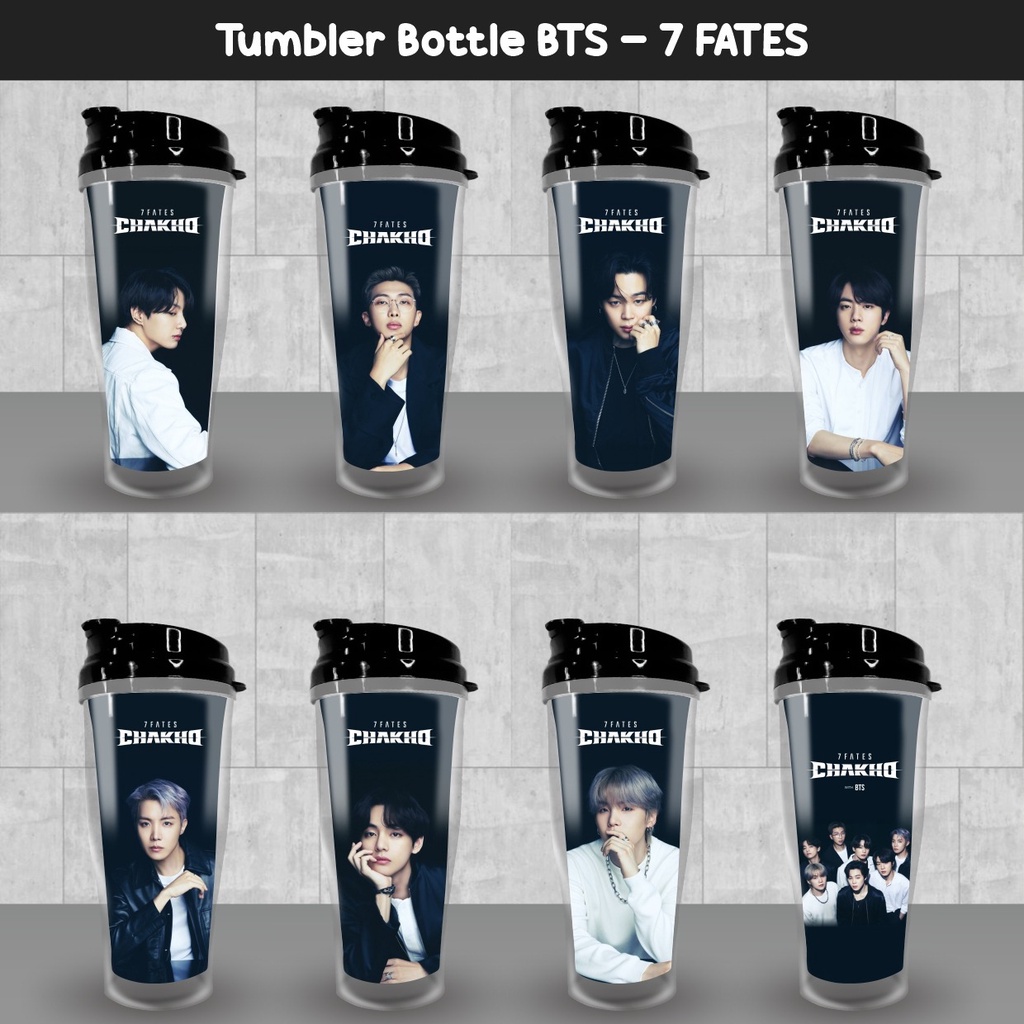 Tumbler Botol minum BTS 380ml  kpop/custom