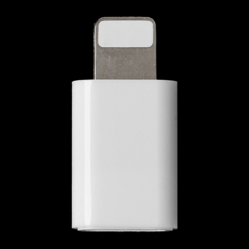 Cre Adapter USB C Female Ke Lightning Male Untuk iPhone X 5 6 7 8 iPad iPod