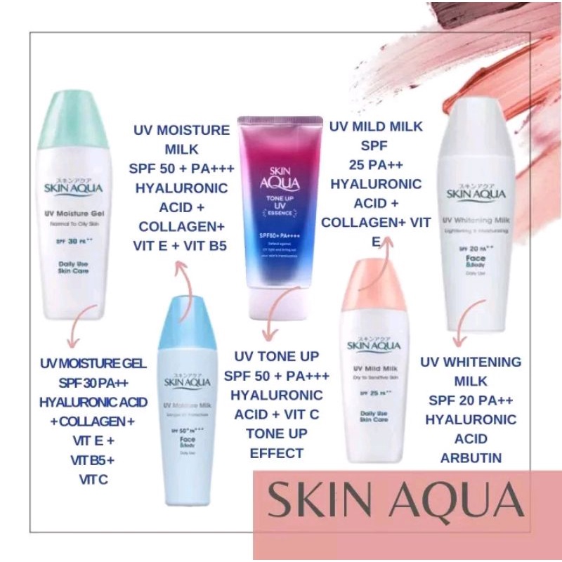 SkinAqua sunscreen