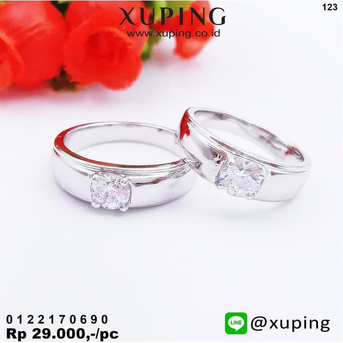 XUPING CINCIN SILVER POLOS MATA 1 0122170690 - UKURAN, 5